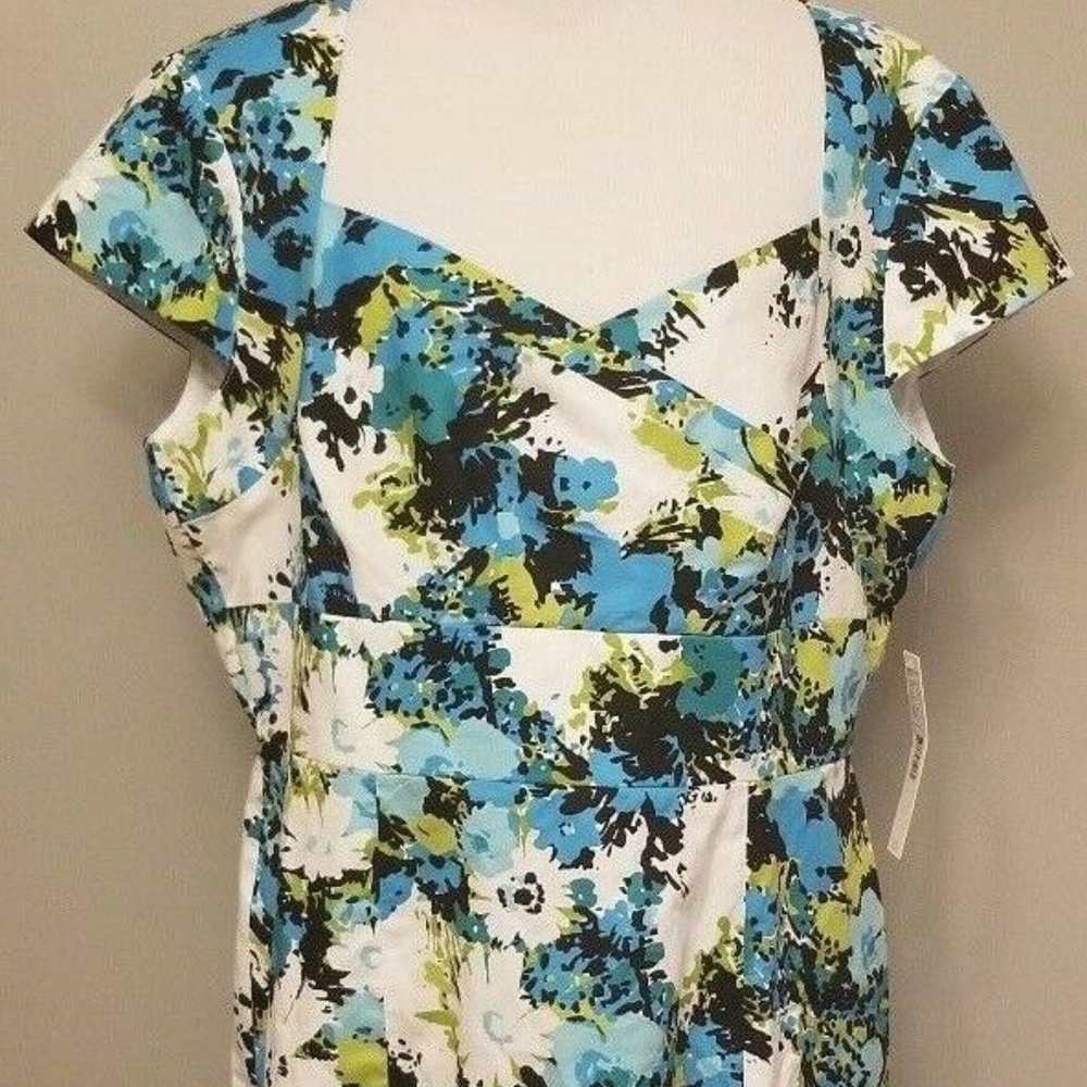 Alex Marie Floral Dress Midi Size 14 NEW